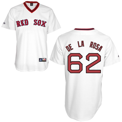 Rubby De La Rosa #62 mlb Jersey-Boston Red Sox Women's Authentic Home Alumni Association Baseball Jersey